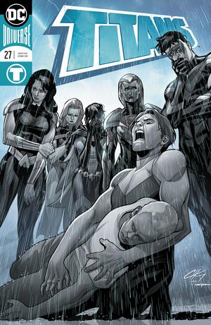Titans Vol 3 #27 Cover A Regular Clayton Henry Enhanced Foil Cover