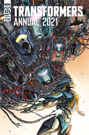 Transformers Vol 4 Annual 2021 Cover A Regular Alex Milne Cover