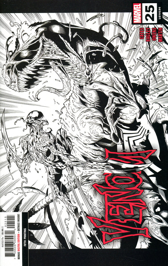 Venom Vol 4 #25 Cover X 5th Ptg Mark Bagley Variant Cover