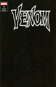 Venom Vol 5 #1 Cover H Variant Black Blank Cover