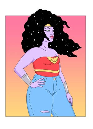 WONDER WOMAN 1984 #1 (ONE SHOT) CVR B ROBIN EISENBERG ROOSTER TEETH VAR