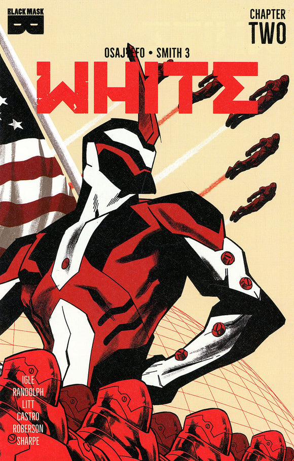 White (Black Mask Comics) #2 Cover B 2nd Ptg *DAMAGED*