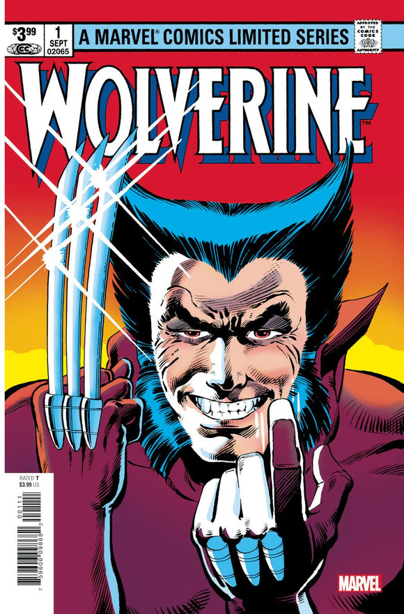 Wolverine By Claremont & Miller #1 Facsimile Edition Cover A Regular Cover