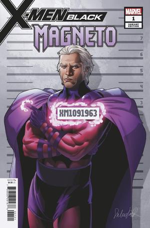X-Men Black Magneto #1 Cover B Variant Salvador Larroca Mugshot Cover