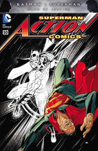 Action Comics Vol 2 #50 Cover E Variant Martin Ansin Batman v Superman Dawn Of Justice Character Cover Without Polybag
