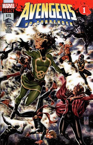 Avengers Vol 6 #675 Cover A Regular Mark Brooks 3D Lenticular Wraparound Cover (No Surrender Part 1)(Marvel Legacy Tie-In)