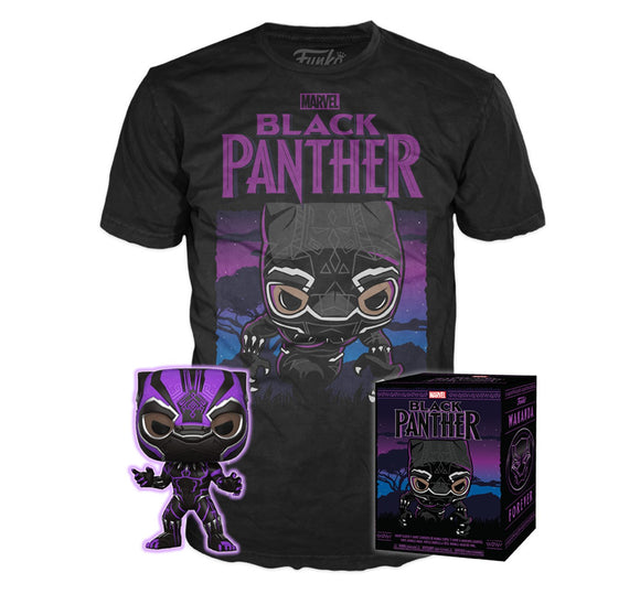 Black Panther POP! & T-Shirt XL
