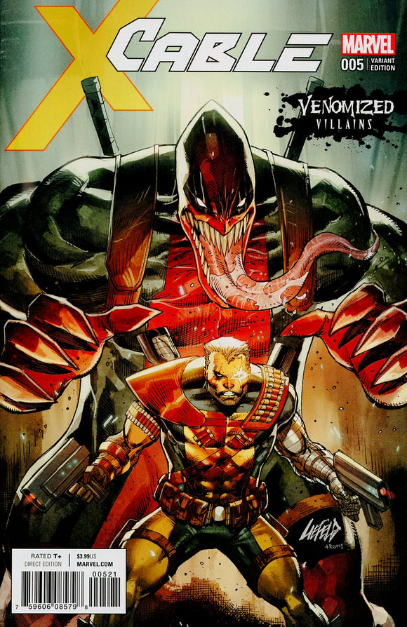 Cable Vol 4 #5 Cover B Variant Rob Liefeld Venomized Deadpool Cover