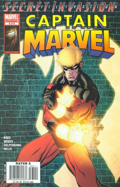 Captain Marvel Vol 5 #5 (Secret Invasion Infiltration Tie-In)