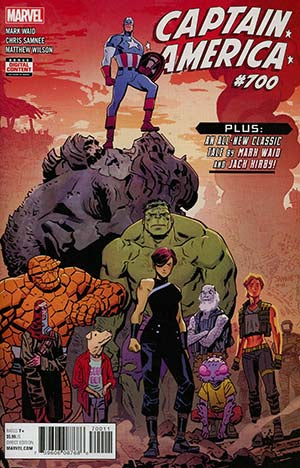 Captain America Vol 8 #700 Cover A Regular Chris Samnee Cover
