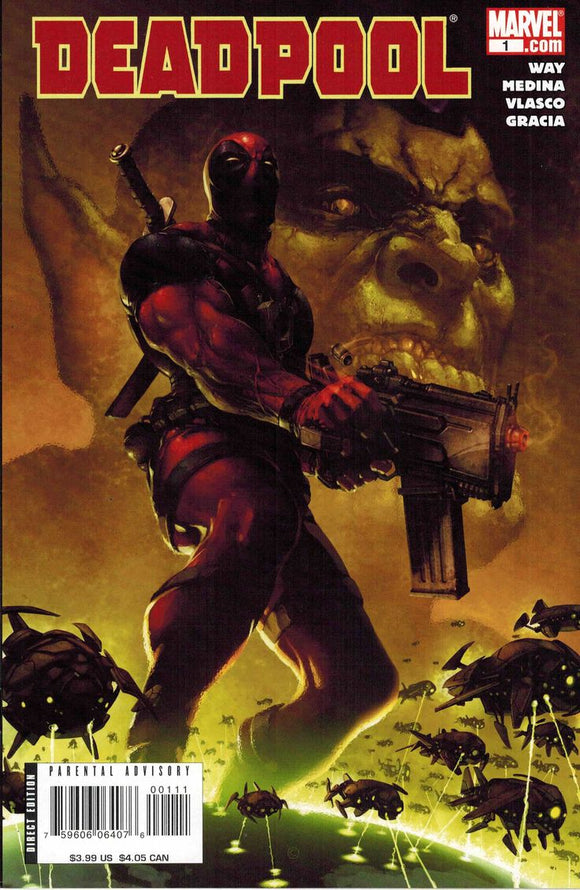 Deadpool Vol 3 #1 1st Ptg Regular Clayton Crain Cover (Secret Invasion Tie-In)