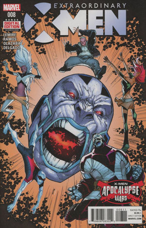 Extraordinary X-Men #8 Cover A 1st Ptg Regular Humberto Ramos Cover (X-Men Apocalypse Wars Tie-In)