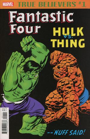 True Believers Fantastic Four Hulk vs Thing #1