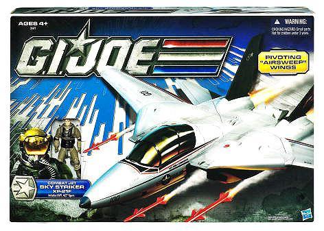 GI Joe 30th Anniversary Sky Striker Jet Action Figure Vehicle