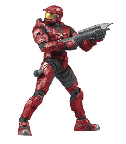 McFarlane Toys Halo 3 Series 1 Red MARK VI Action Figure MIB Sealed Complete New