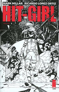 Hit-Girl Vol 2 #3 Cover B Variant Amy Reeder Sketch Cover
