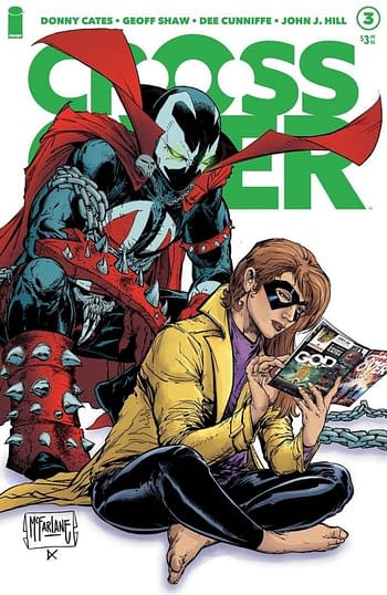 Crossover #3 Cover B Variant Todd McFarlane Cover - Ellie Reading CROSSOVER #1