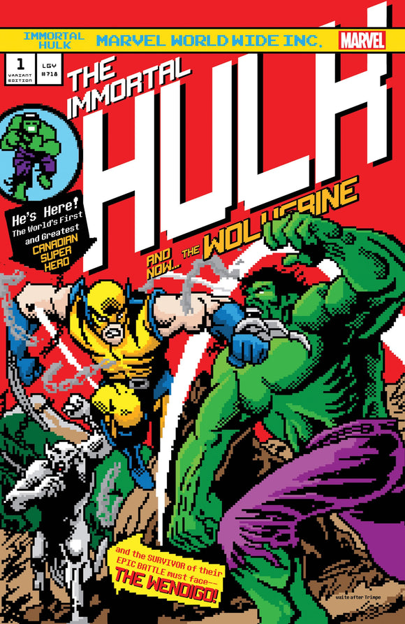 Immortal Hulk #1 16 Bit Hulk 181 OSE