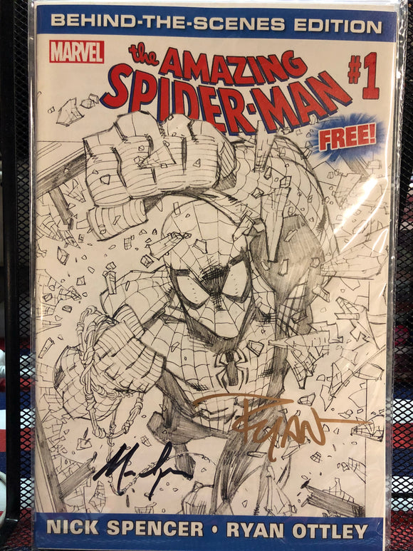 Amazing Spider-Man Behind The Scenes Edition **SIGNED**