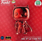 Funko Pop! Red Chrome Batman Funko Shop 12 Days of Christmas Exclusive