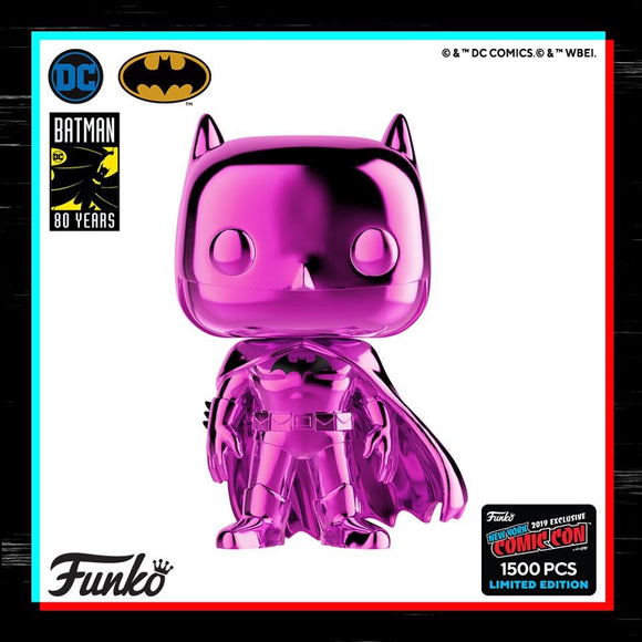 Pop DC Super Heroes 144 Batman Pink Chrome (NYCC)