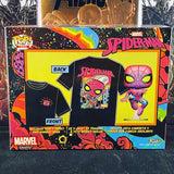 Funko Pop! Spider-Man Marvel Blacklight Target 2XL Shirt NIB