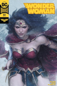 Wonder Woman #51 Stanley Artgerm Lau Cover Gold Foil Convention Exclusive *Signed*