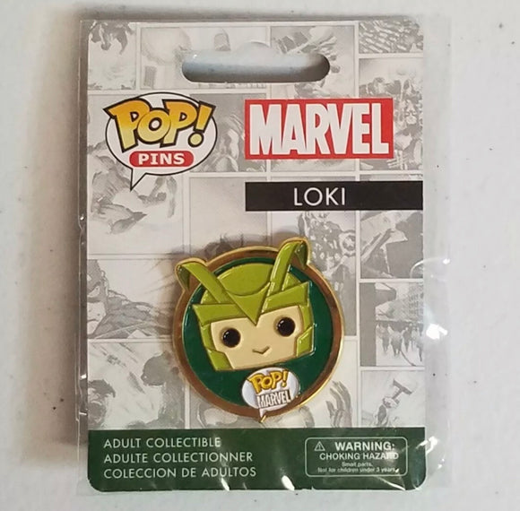 Funko POP! Pins: Loki - Classic Marvel Super Hero Collectible Pin NEW