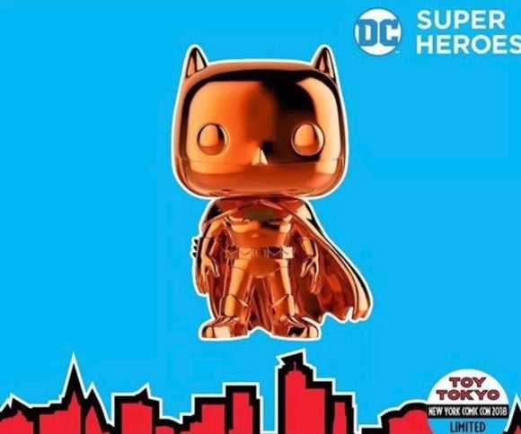 Funko Pop Batman Orange Chrome 2018 NYCC Exclusive Pre-Sale