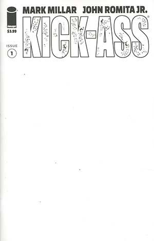 Kick-Ass Vol 4 #1 Cover F Variant Blank Cover