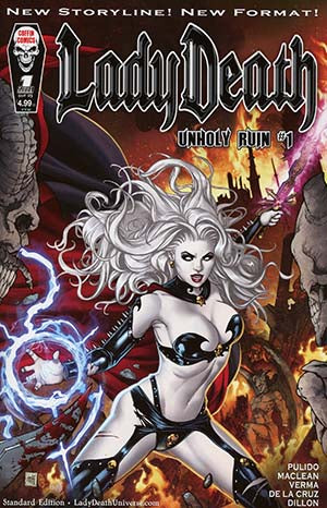 Lady Death Unholy Ruin #1 Cover A Regular Mike Krome Cover