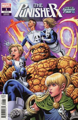 Punisher Vol 11 #1 Cover B Variant Salvador Larroca Return Of The Fantastic Four Cover