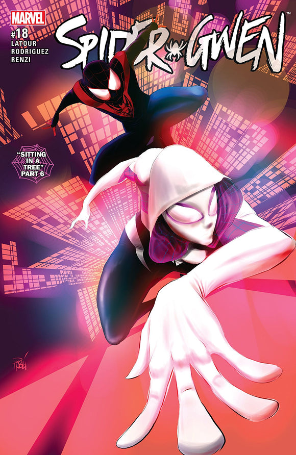 Spider-Gwen Vol 2 #18 Cover A Regular Robbi Rodriguez Cover (Sitting In A Tree Part 6)