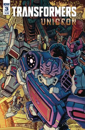 Transformers Unicron #3 Cover B Variant James Raiz Cover