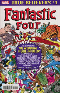 True Believers Fantastic Four Wedding Of Reed And Sue #1