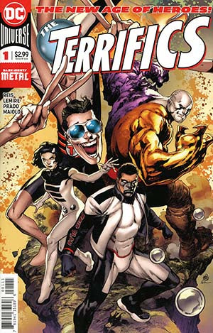 Terrifics #1 Cover A Regular Ivan Reis Vertical Foldout Cover