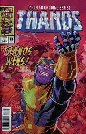 Thanos Vol 2 #13 Cover B Variant Jacen Burrows Lenticular Homage Cover (Marvel Legacy Tie-In)