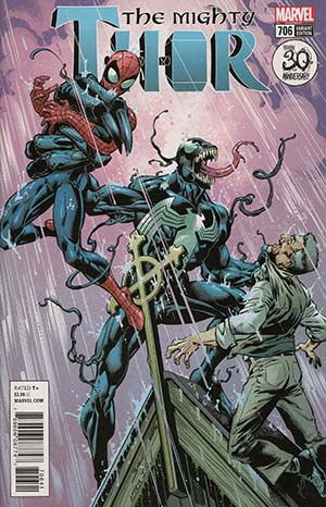 Mighty Thor Vol 2 #706 Cover D Variant Mark Bagley Venom 30th Anniversary Cover