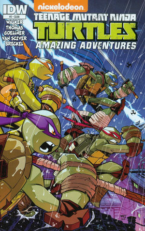 Teenage Mutant Ninja Turtles Amazing Adventures #2 Cover A Regular Jon Sommariva Cover