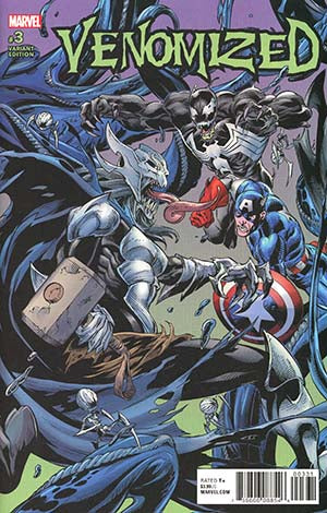 Venomized #3 Cover B Variant Mark Bagley Connecting Cover (3 Of 5)