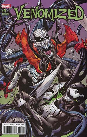 Venomized #4 Cover B Variant Mark Bagley Connecting Cover (4 Of 5)