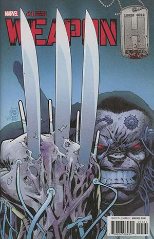 Weapon H #1 Cover D Variant Adam Kubert Wolverine Homage Cover