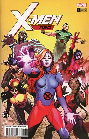 X-Men Red #1 Cover F Incentive Mahmud Asrar Variant Cover (Marvel Legacy Tie-In)